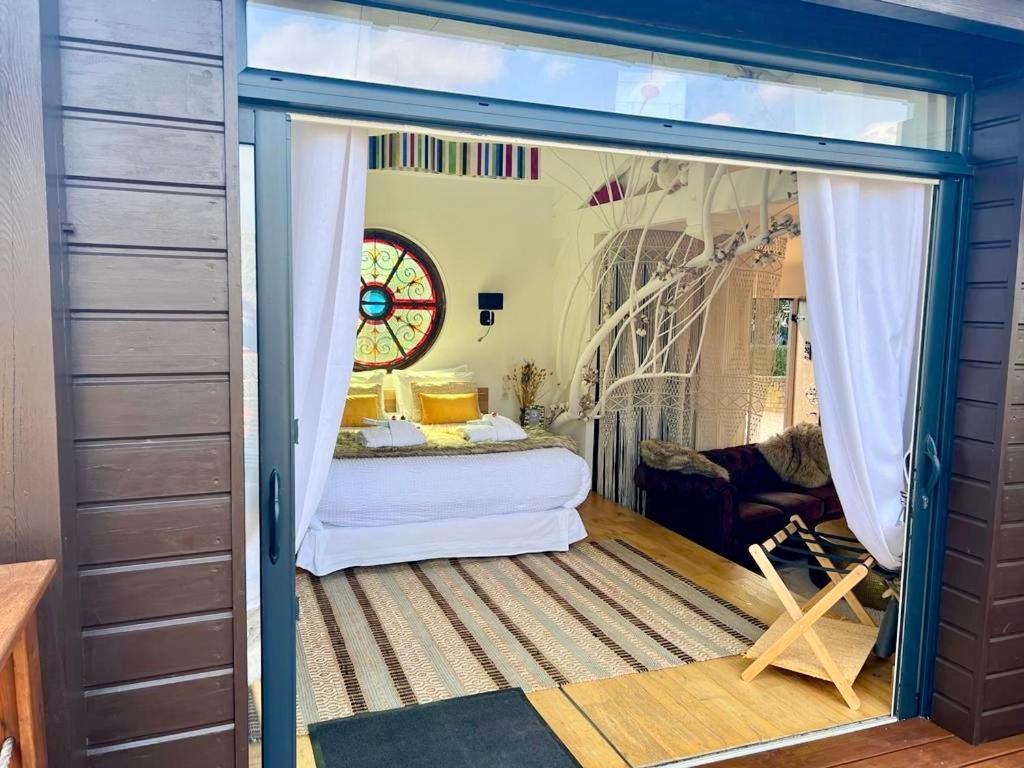 Cabane Spa Sauna Ville-sur-Jarnioux Extérieur photo